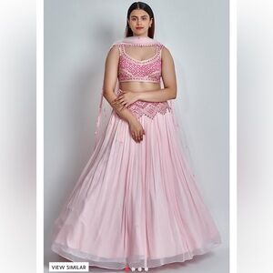 Light pink lehenga